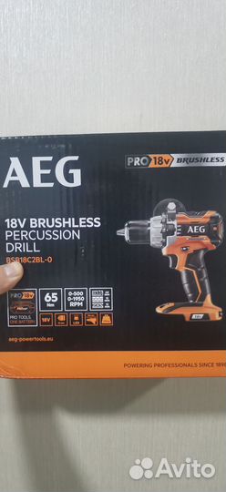 Шуруповерт aeg 18v