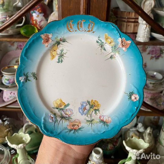 Царская редкая тарелка Кузнецов