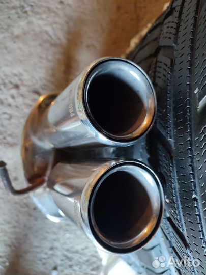 Глушитель прямоточный банка