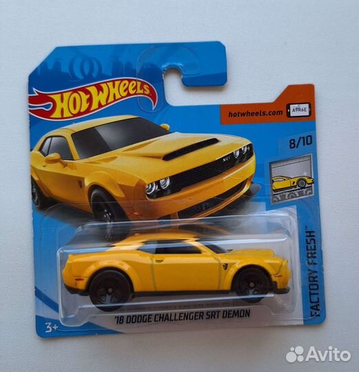 Hot wheels dodge challenger srt demon лот