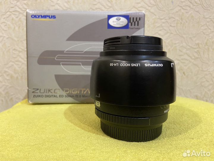 Объектив объектива Olympus 50mm f/2.0 Macro