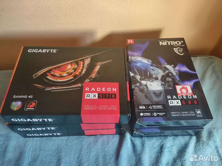 Видеокарты RX570/RX580