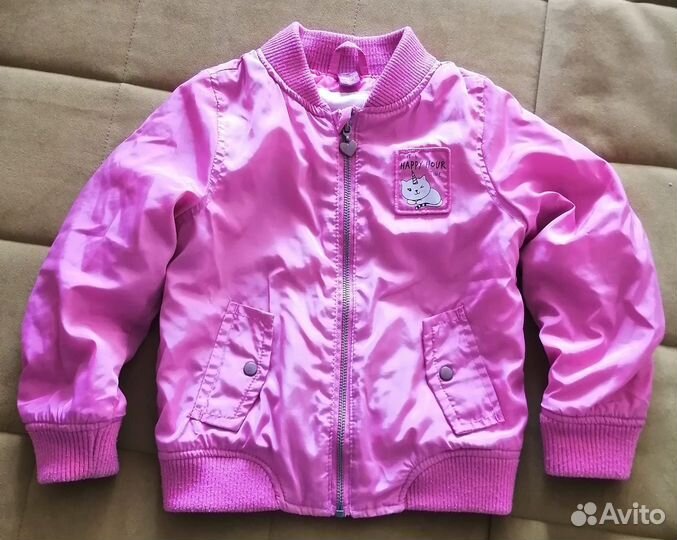 Куртка бомбер для девочки