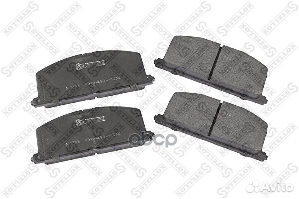 178 004BSX колодки дисковые передние Toyota Ca