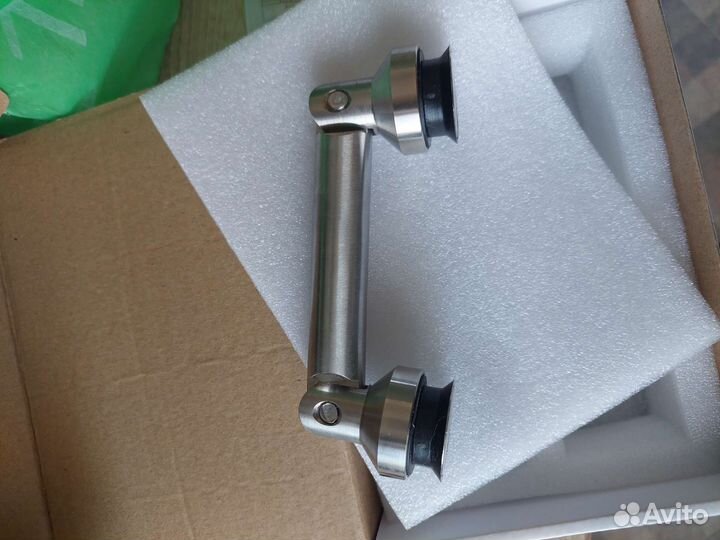 Крепление стекло-стекло, штанга 103 мм