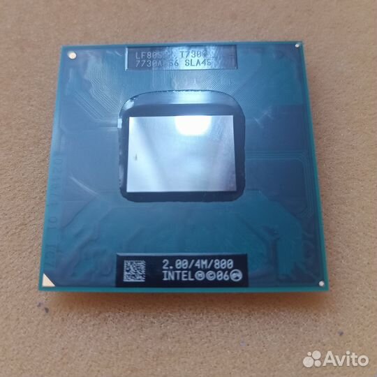 Процессор Core2Duo T7300 2.00 GHz для ноутбука