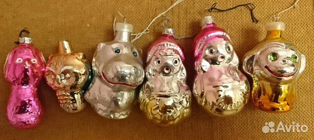 Елочные игрушки СССР