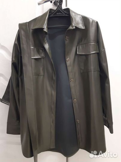 Рубашка из эко кожи