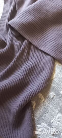 Шарф Zarina фиолетовый + шапка жёлтая