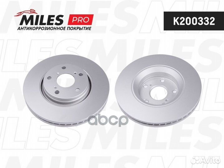 K200332 Диск тормозной toyota auris 07/avensis