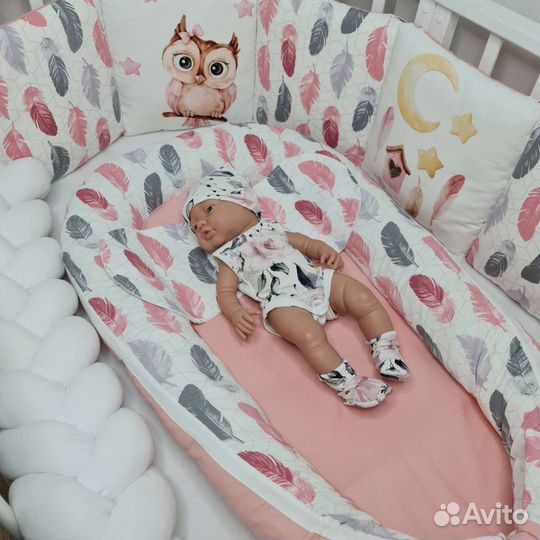 Бортики, кокон,одеяло,набор для защиты