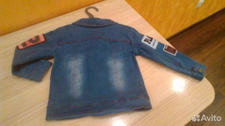 Комплект джинсовый новый, р.92-98