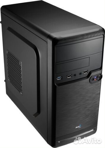 Корпус mATX Aerocool QS-182, Mini-Tower,черный