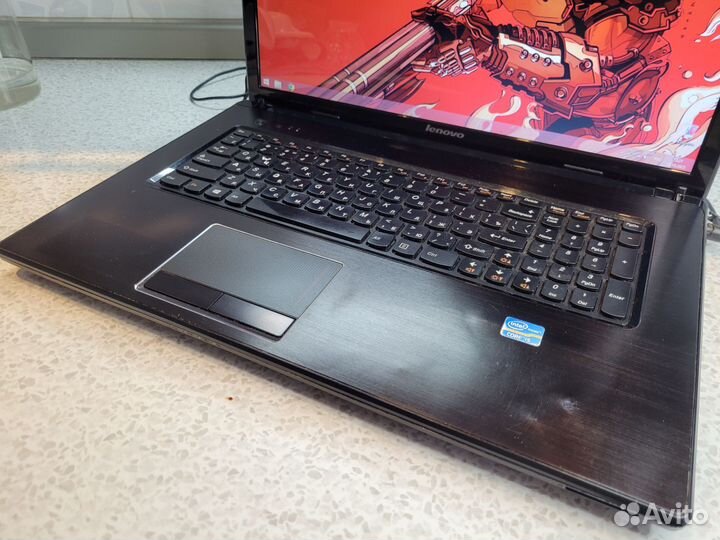 Ноутбук большой 17 Lenovo 8гб озу, i5-3210m