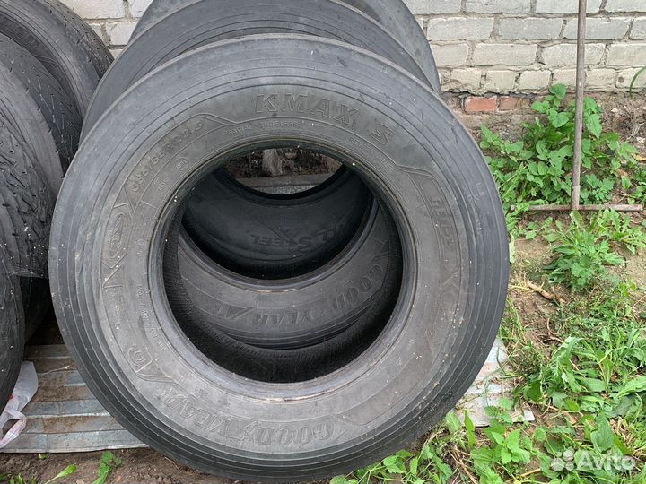 Грузовые шины 385 65 22 5 прицепная бу