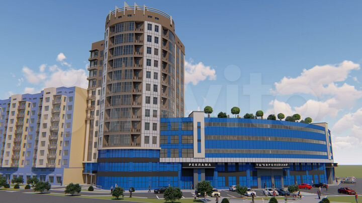 2-к. квартира, 97,5 м², 10/13 эт.