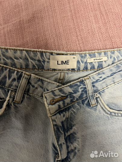 Джинсы женские голубые lime