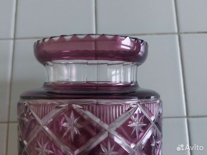 Вазы коллекционные. Хрусталь. СССР. 1960 годы