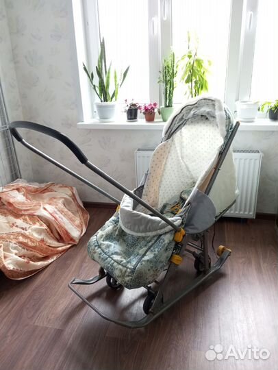 Детские санки коляска Ника 