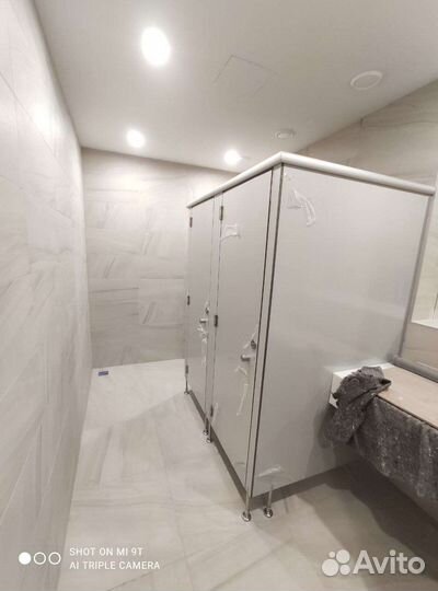 Монтаж сантехнических перегородок