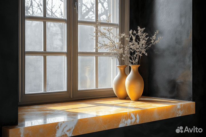 Подоконники по индивидуальным размерам. Расчёт