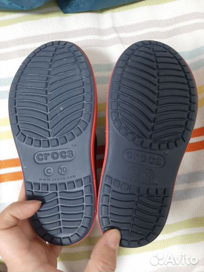 Сандалии crocs c10 новые