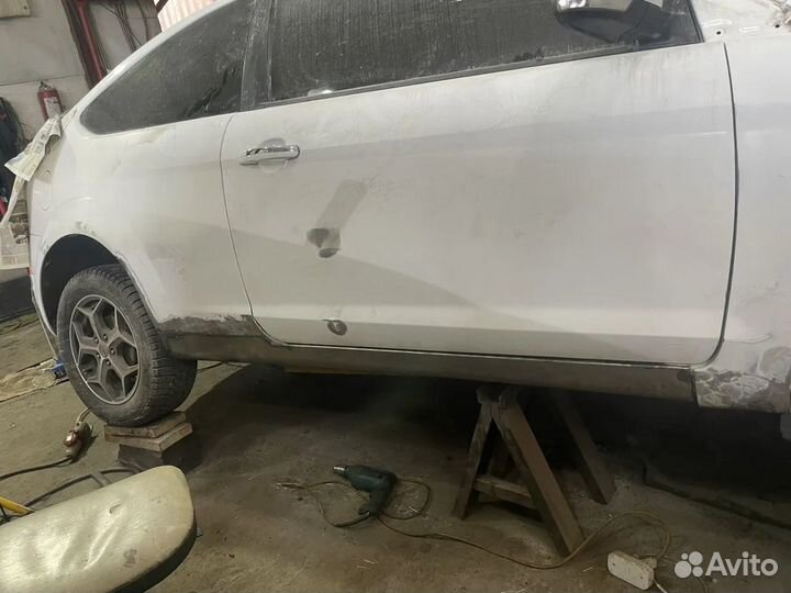 Ford Focus 2 купе ремонтные пороги комплект