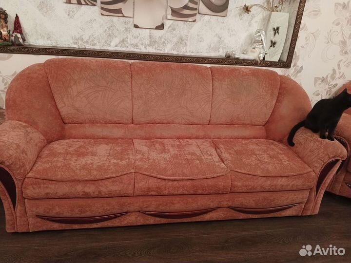 Диван и 2 кресла бу