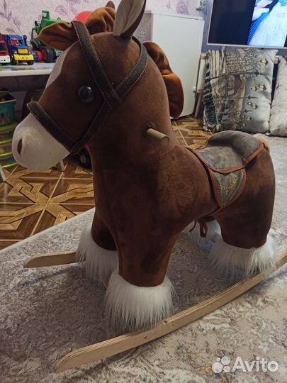 Детская качалка лошадь