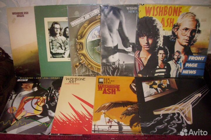 Lp Wishbone Ash 10CC Kossoff Flock Sh Blue