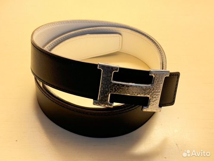 Ремень Hermes Paris оригинал двусторонний