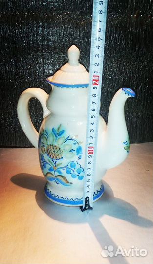 Заварочный чайник ручной росписью СССР