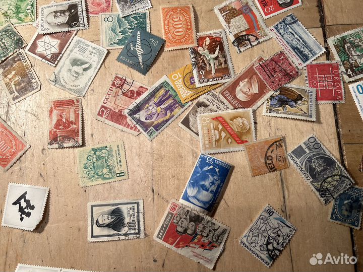 Почтовые марки СССР редкие китайские