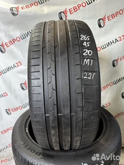 Continental SportContact 6 265/45 R20 и 295/40 R20 108Y