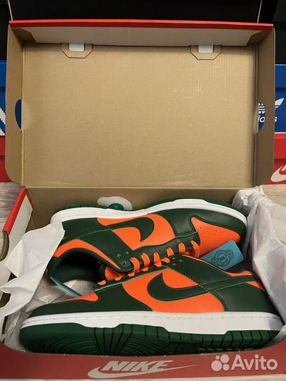 Nike dunk low retro “miami hurricanes”