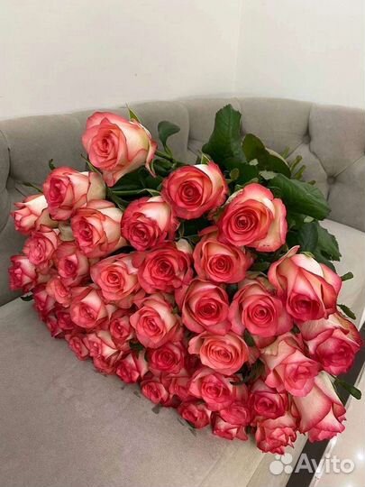 Цветы розы букет