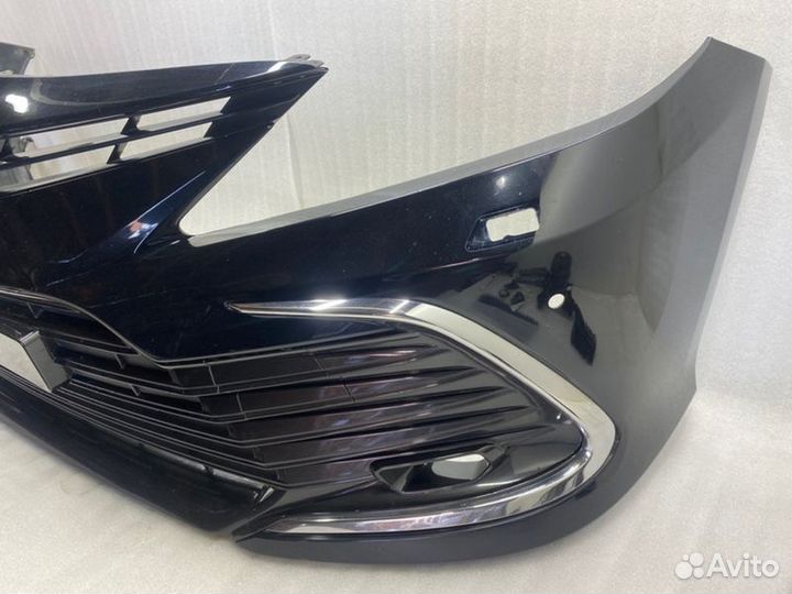 Бампер в сборе рестайлинг передний Toyota Camry