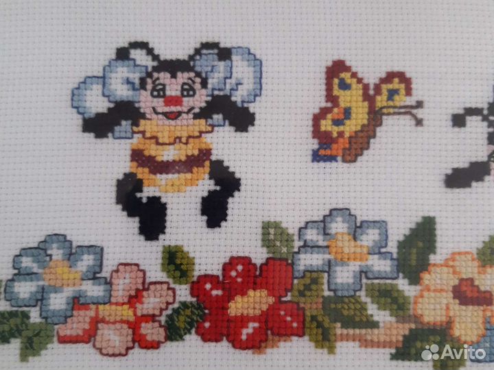 Вышивка готовая для детской