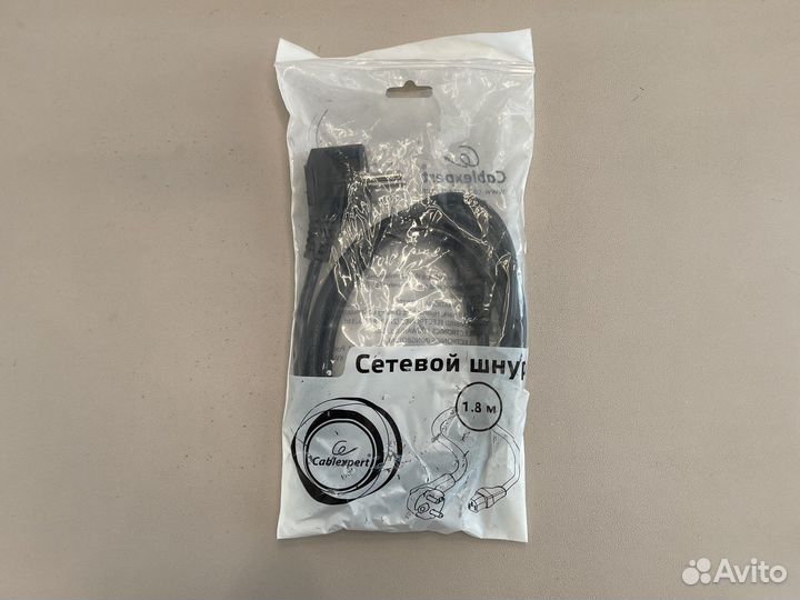 Сетевой шнур для монитора / пк 1,8м