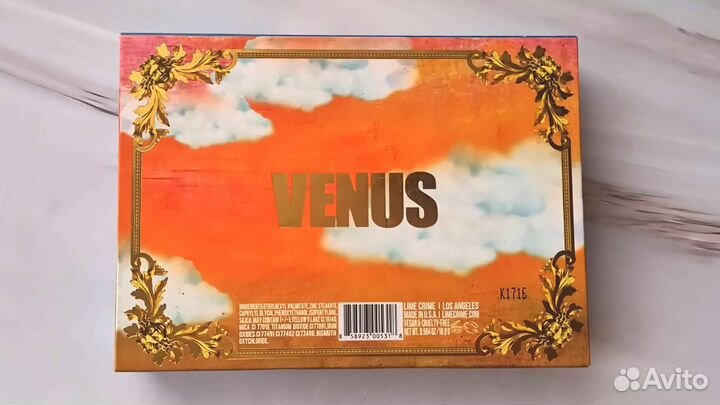 Оригинал Lime Crime Venus 1 palette Палетка теней