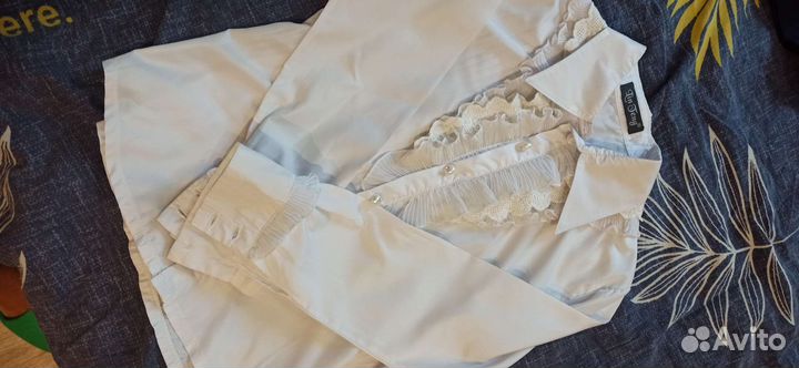 Блузки школьные для девочки 140-146