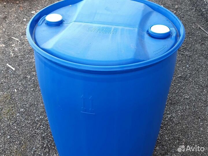 Пищевая пластиковая бочка 227 литров