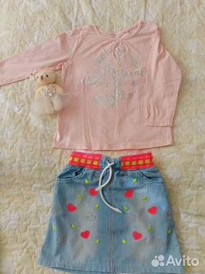 Одежда для девочки пакетом размер 86