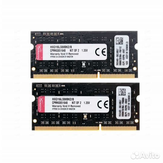 Оперативная память ddr3 для ноутбука