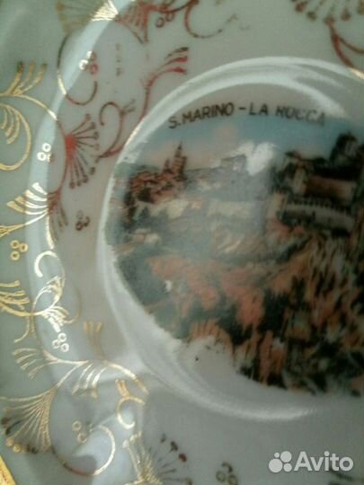 Фарфоровые блюдца.Винтаж. Бавария