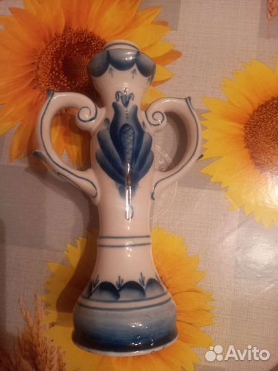 Чайник заварочный,подсвечник Гжель