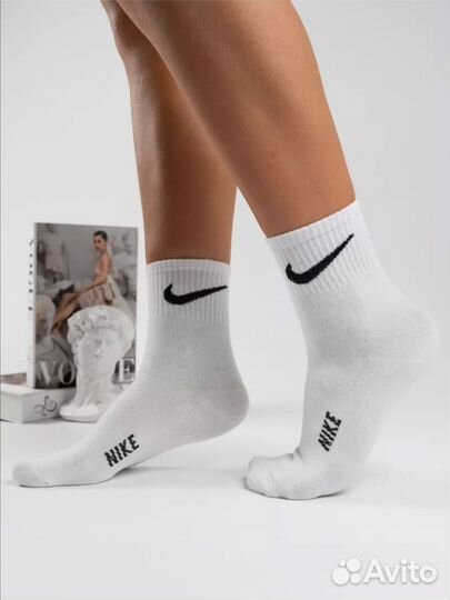 Носки nike белые