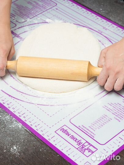 Большой силиконовый коврик 60х40см