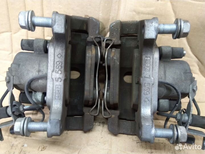 Передние суппорта с дисками audi A4 B7 312 мм