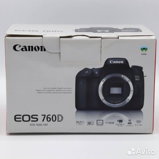 Зеркальный фотоаппарат canon 760D